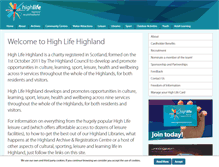 Tablet Screenshot of highlifehighland.com